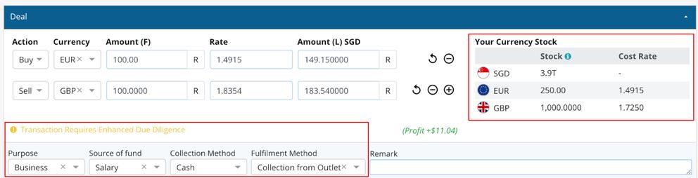 Deal section